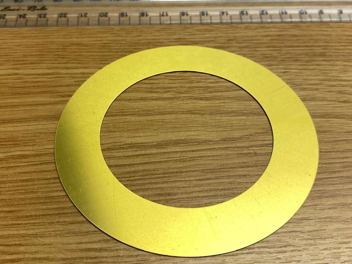 100mm open face clock dial