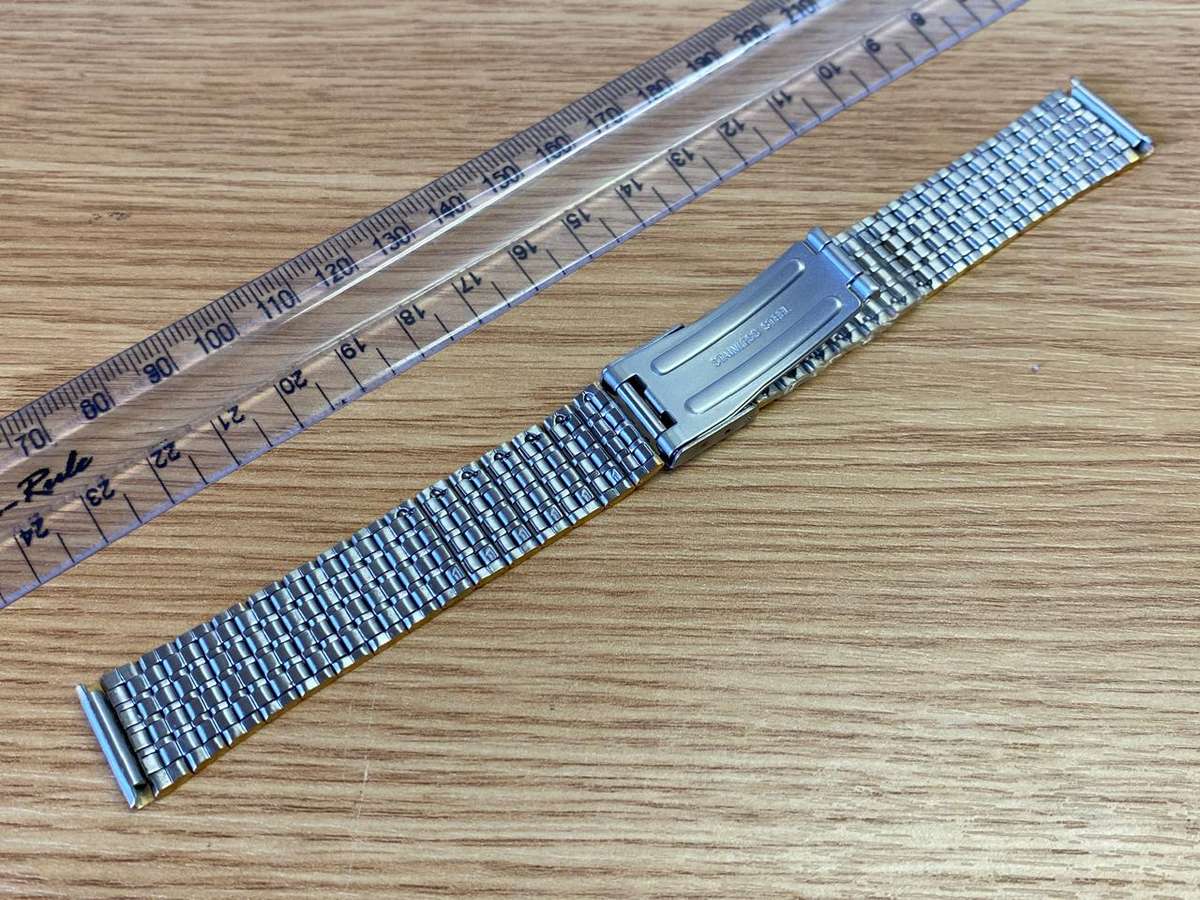 BIJOU - 18mm stainless steel bracelet with gold accents