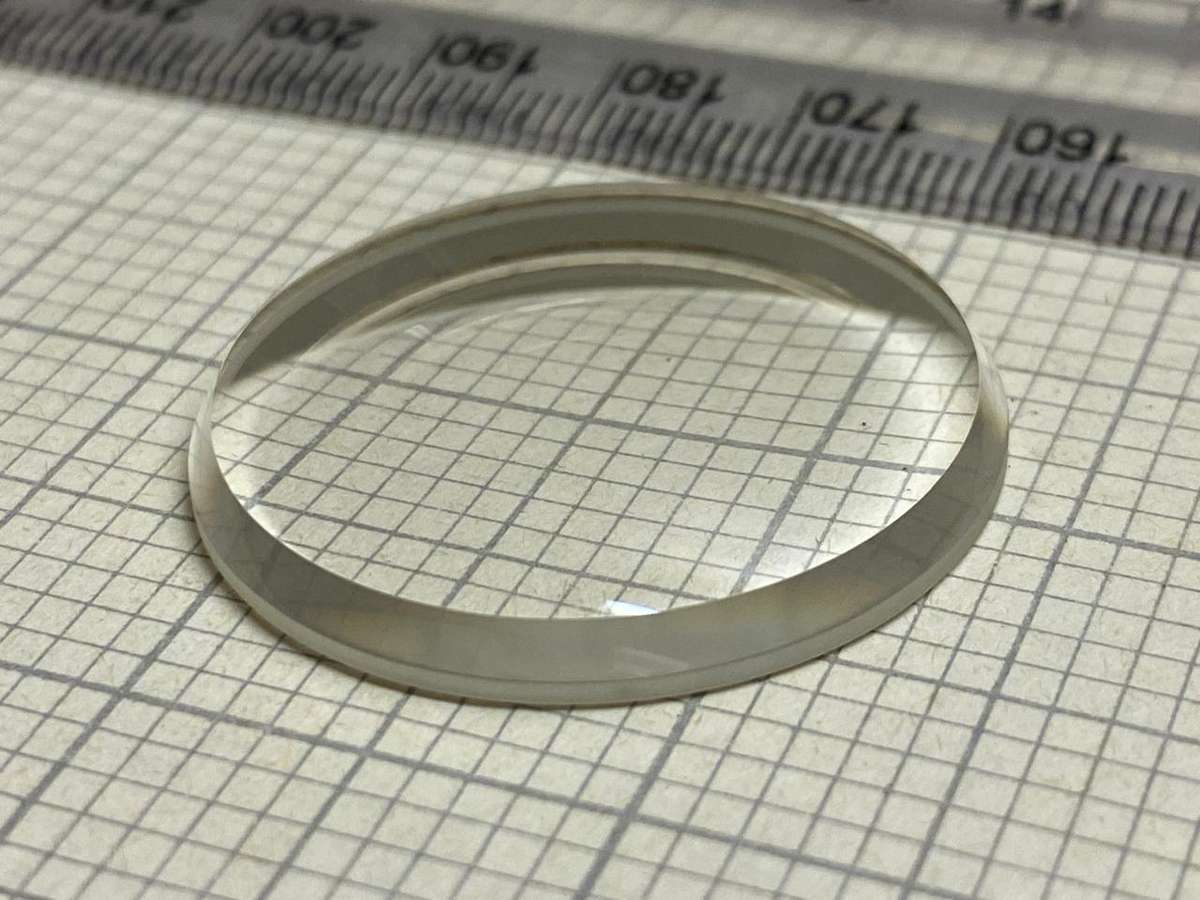 Curved mineral crystal for watch - 33.2mm