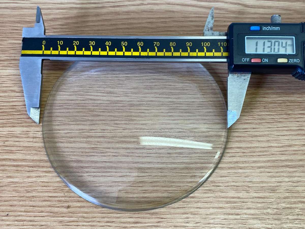 113mm bevel edge clock glass