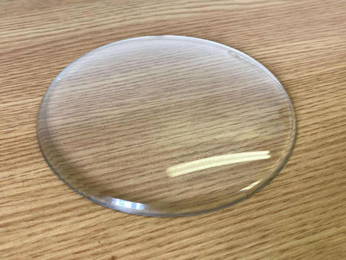 113mm bevel edge clock glass