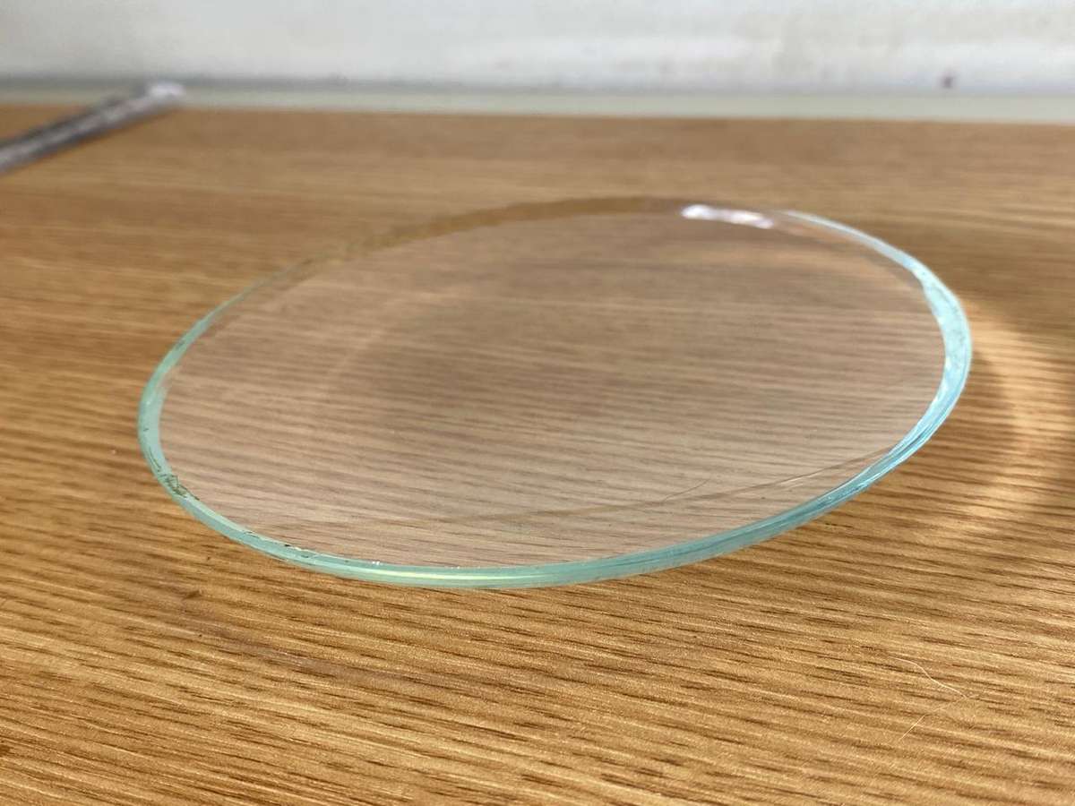 113mm bevel edge clock glass