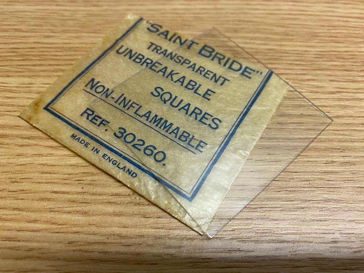 55 x 55mm acrylic for making pocket watch crystal