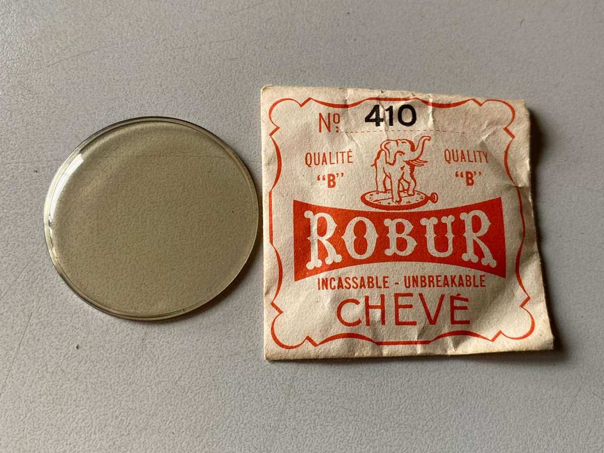 Robur Cheve pocket watch crystal - 41mm