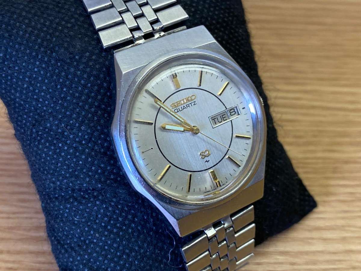 SEIKO SQ vintage day/date gents watch - parts/repair