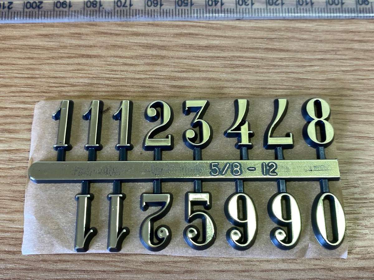16mm Clock numerals