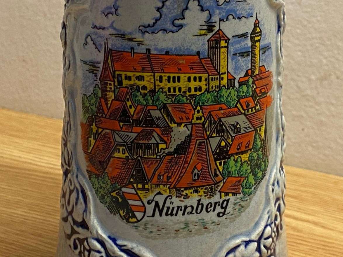 Collectable ceramic beer mug