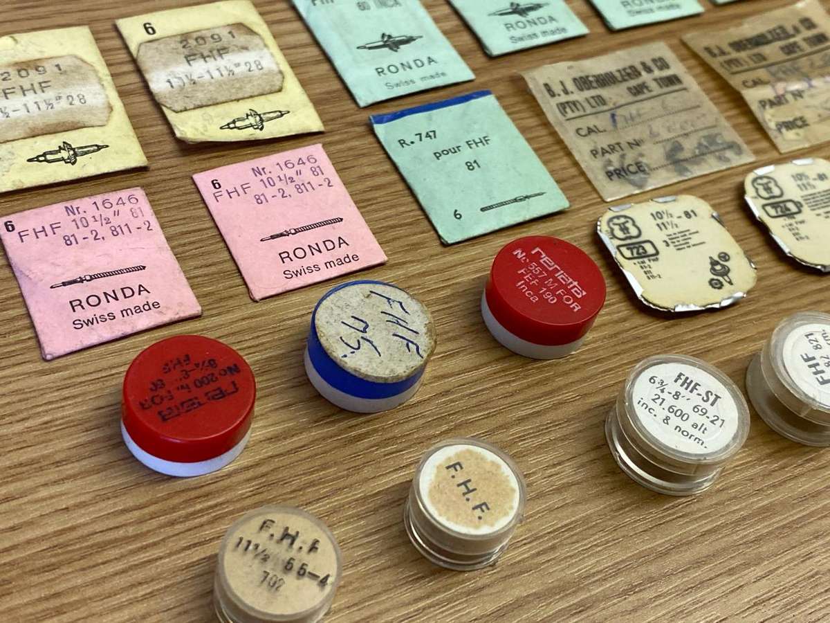 FEF & FHF - assorted watch parts