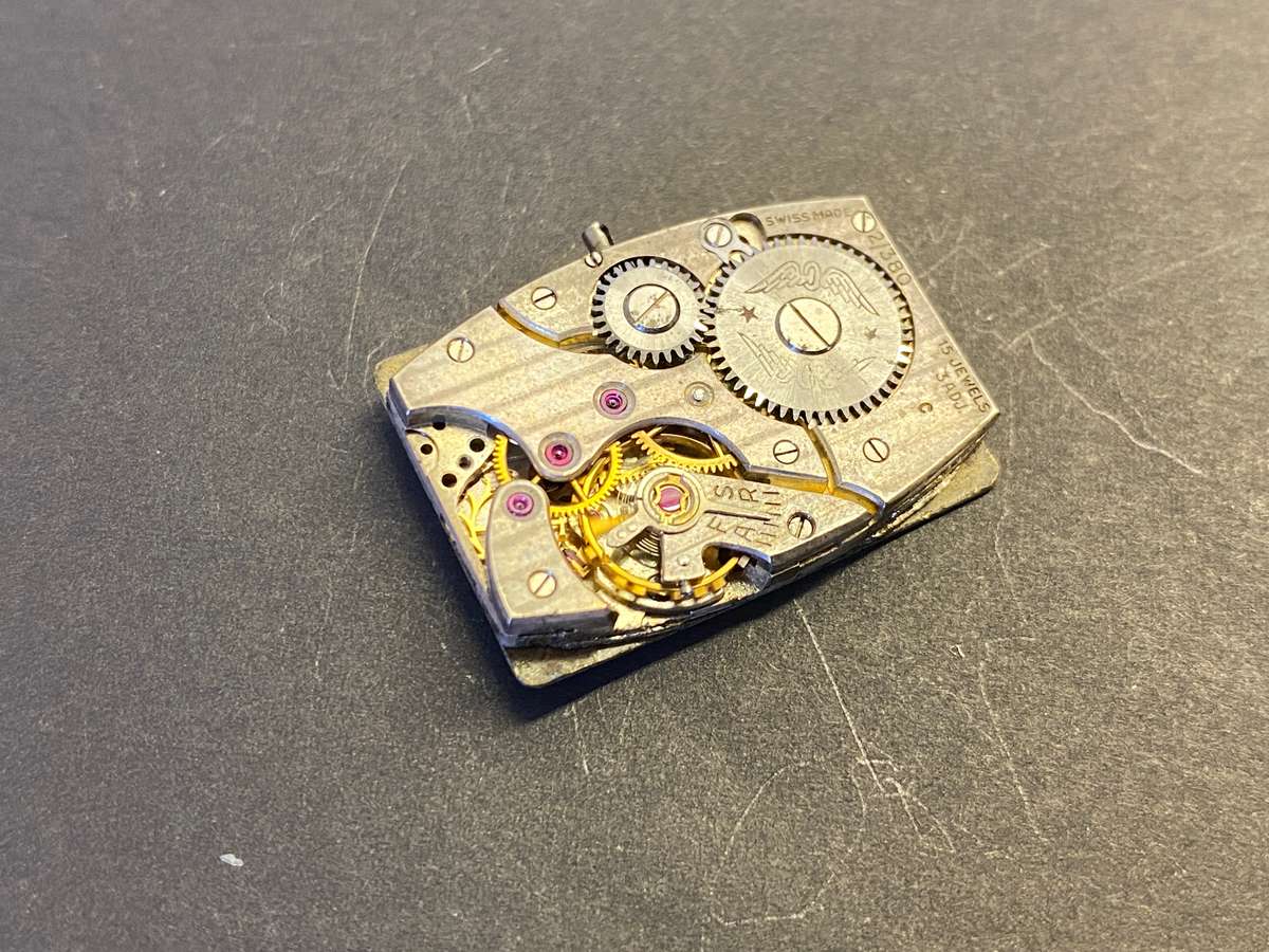 Rotary tank watch - parts/repair - runs