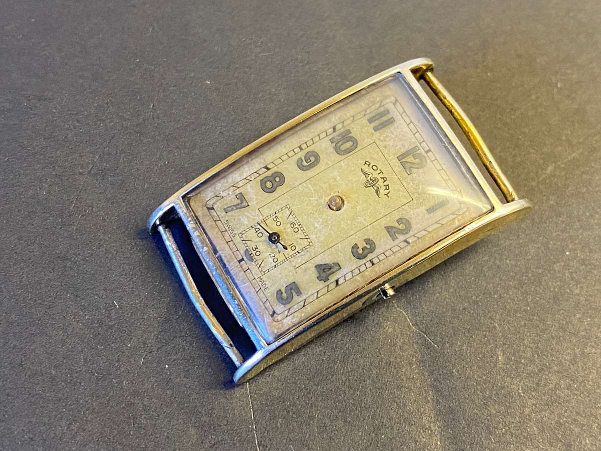 Rotary tank watch - parts/repair - runs