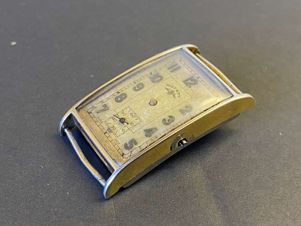 Rotary tank watch - parts/repair - runs