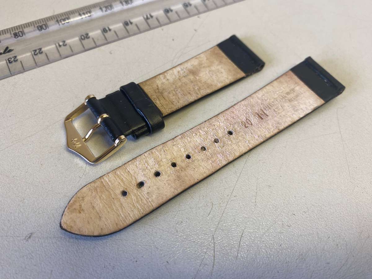 HIRSCH - 20mm  leather watch strap