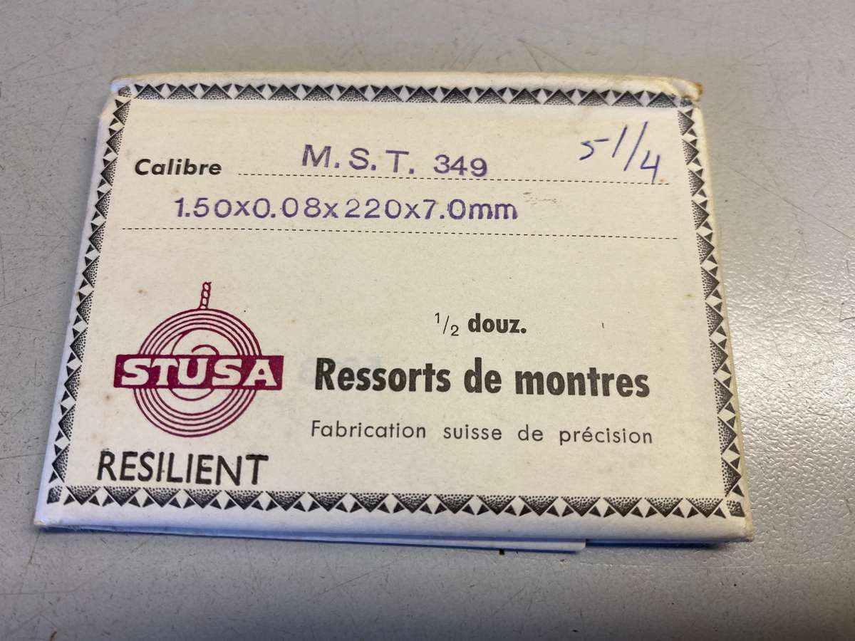 Mainsprings for MST calibers 260 - 302 - 346 - 349