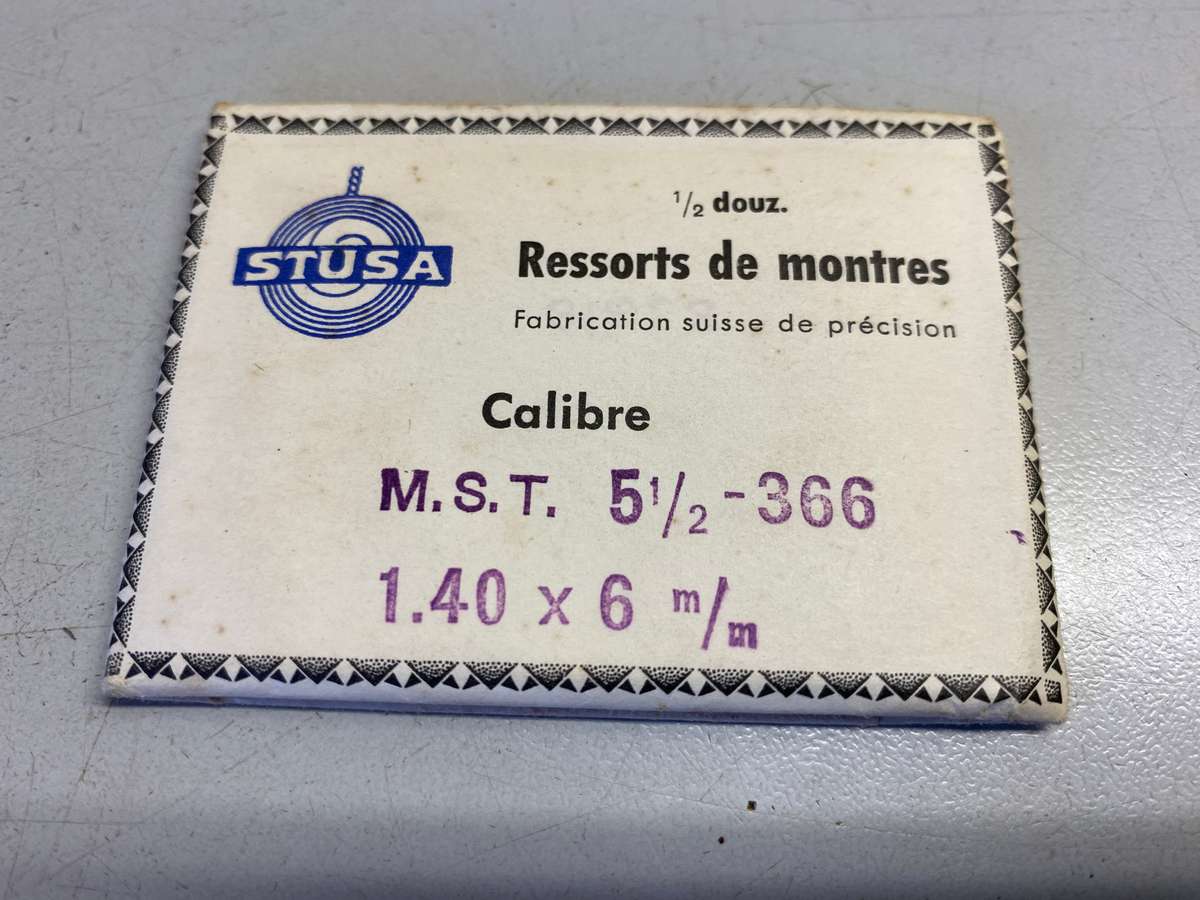 Mainsprings for MST calibers 366 - 373 - 410/411