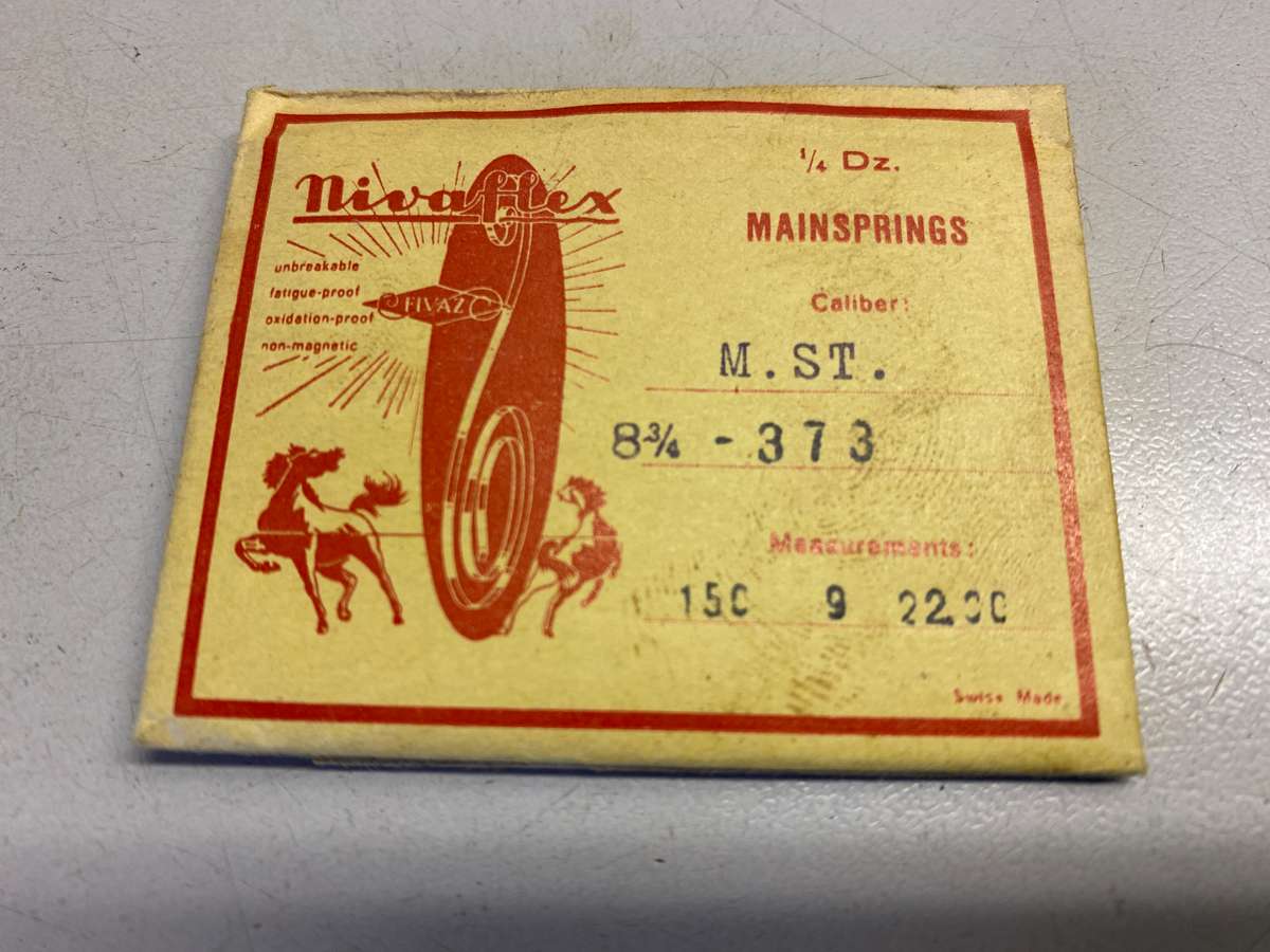 Mainsprings for MST calibers 366 - 373 - 410/411