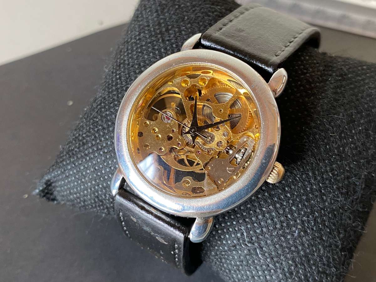 Vintage skeleton watch