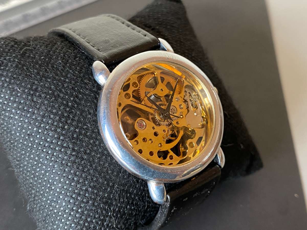 Vintage skeleton watch