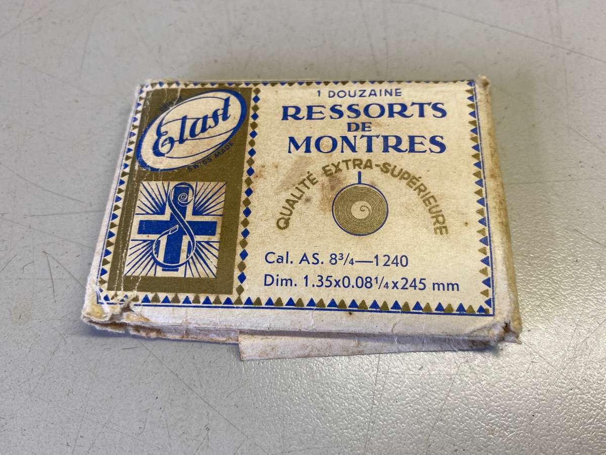 Mainsprings for AS movements calibers 1203 -1240 - 1197 - 1291