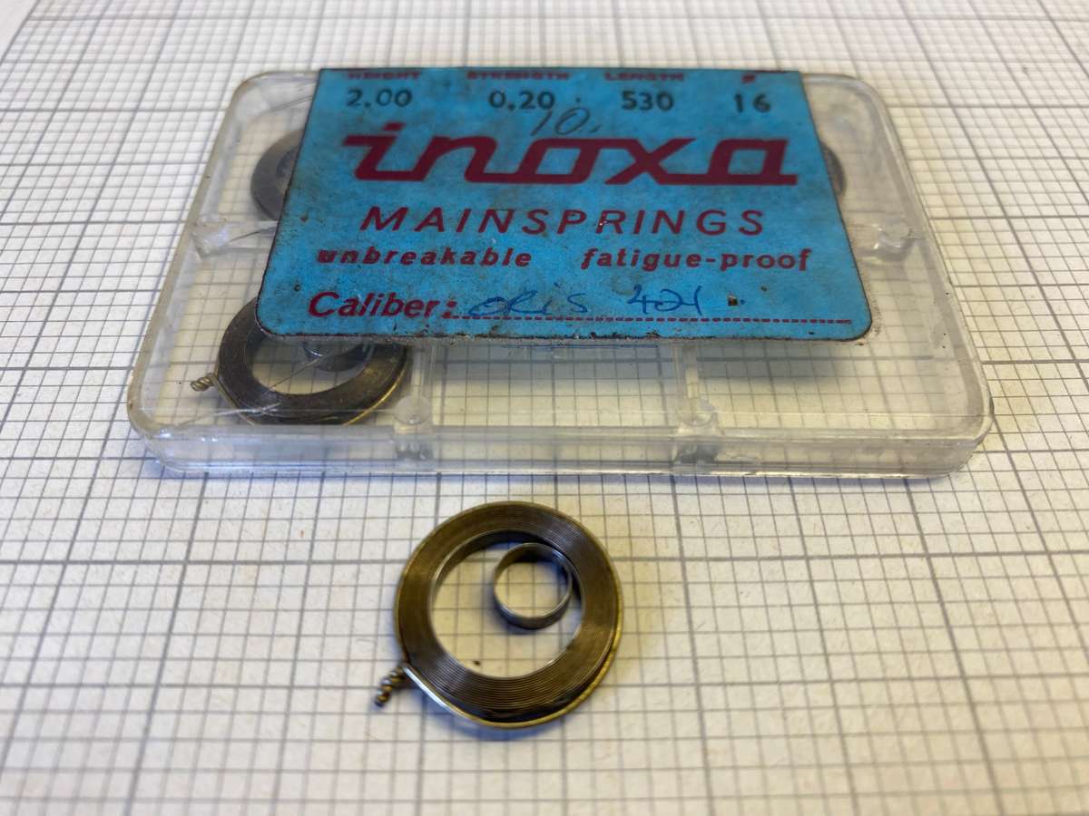 ORIS - caliber 421 pocket watch mainspring