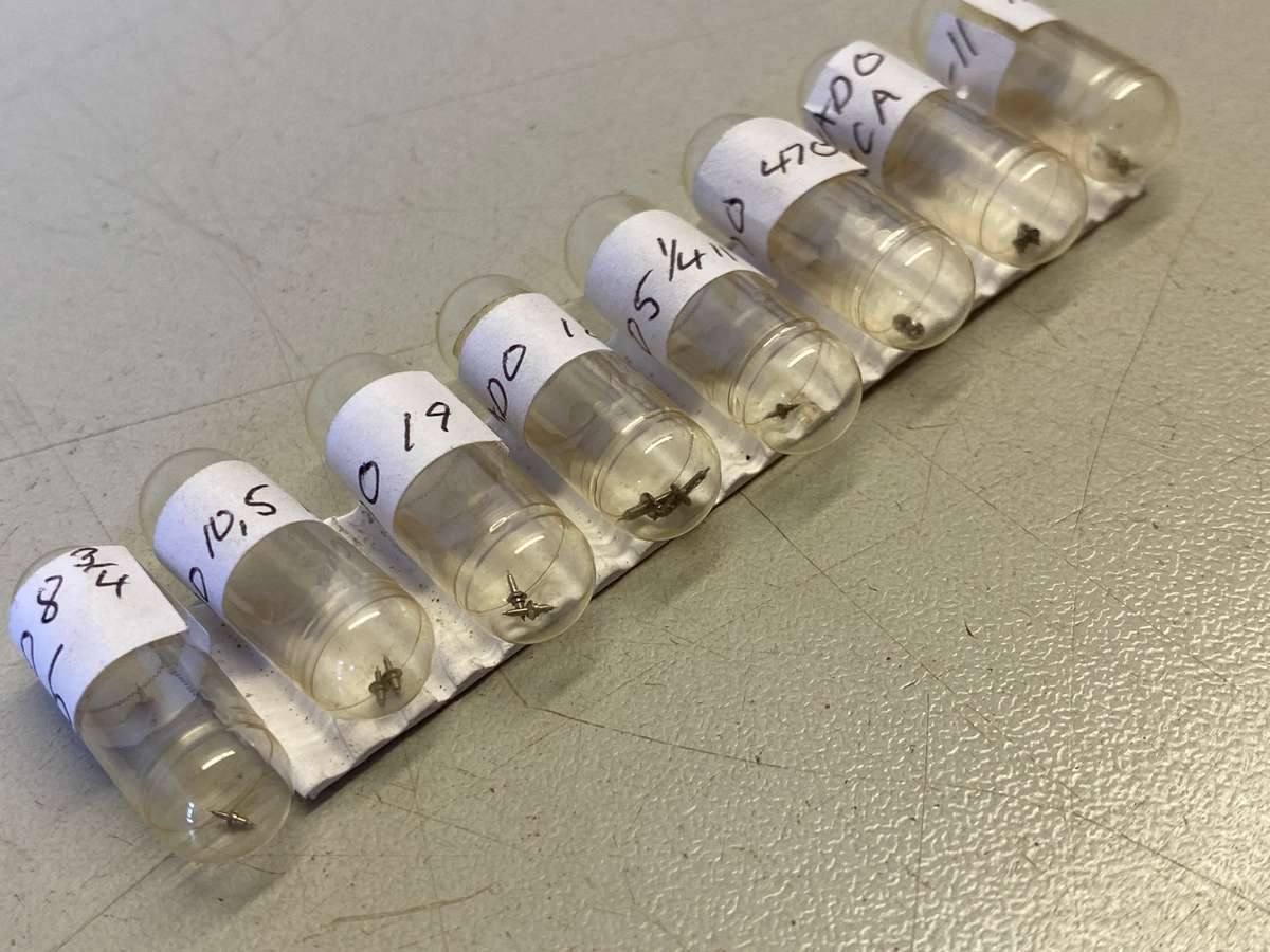 MOVADO - assorted balance staffs