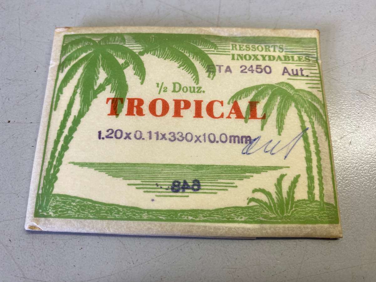 Mainsprings for ETA movements calibers 2365 - 2410 - 2450 - 1301