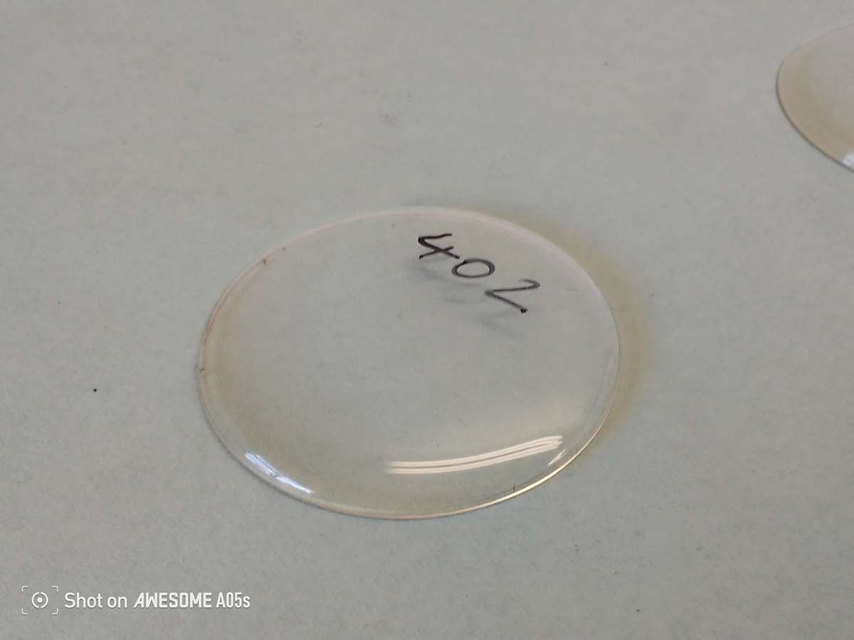 Domed pocket watch crystals x 3