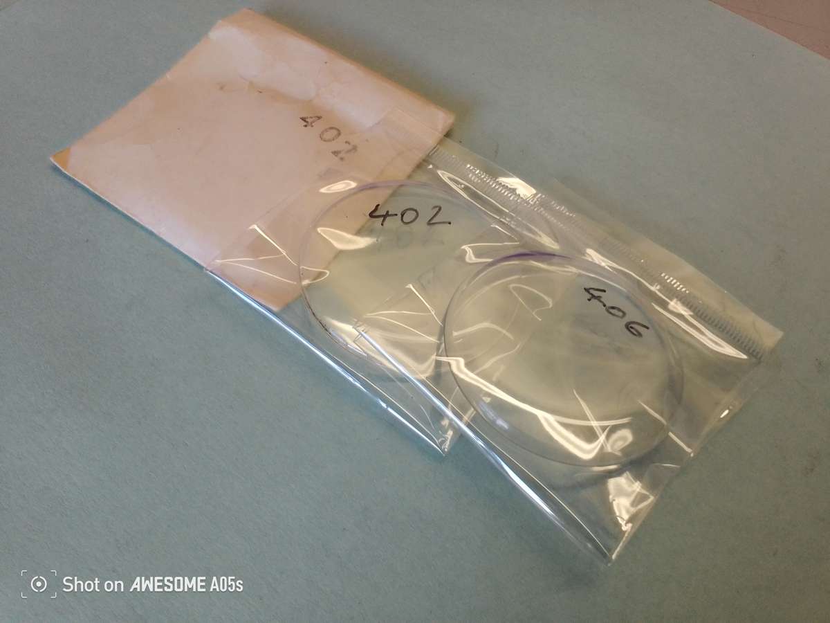 Domed pocket watch crystals x 3