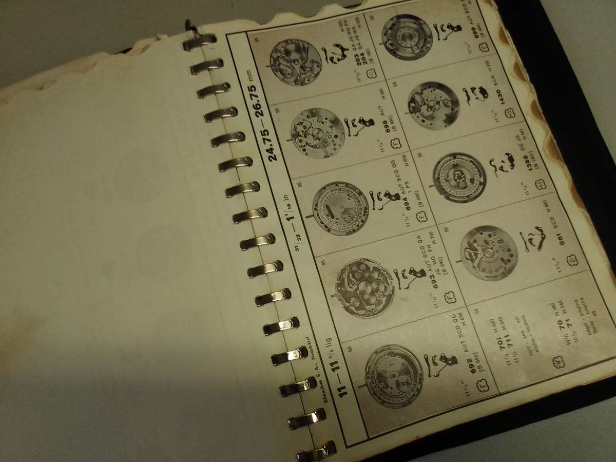 Official Catalogue of Swiss Watch Parts