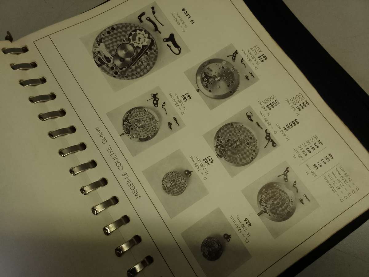 Official Catalogue of Swiss Watch Parts