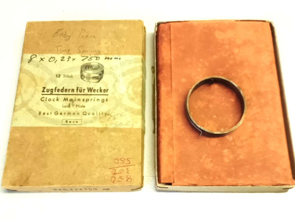 Time spring for Baby Ben alarm clock