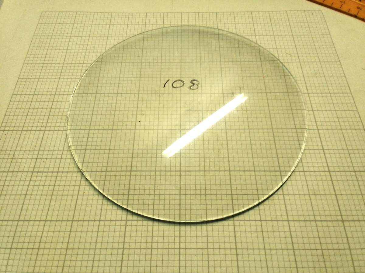 108mm clock glass