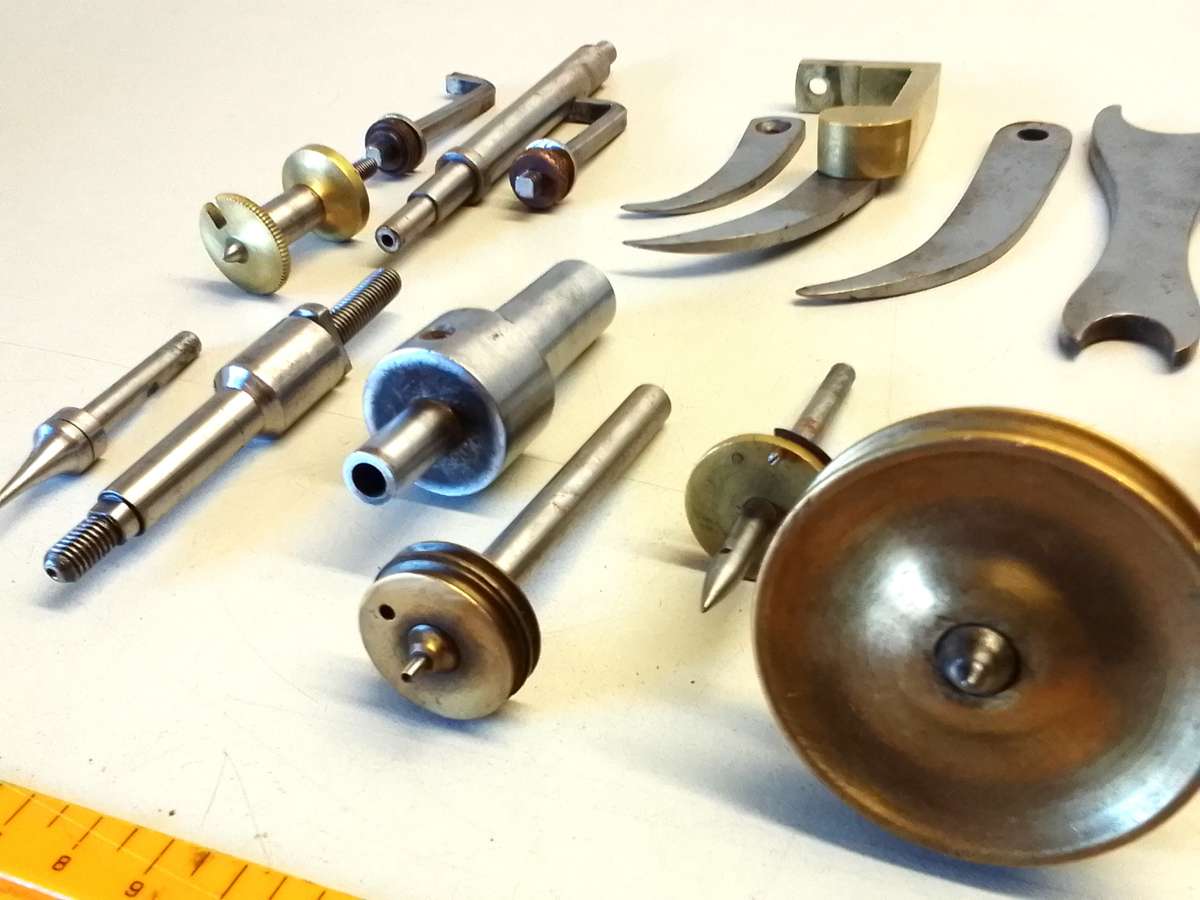 Watchmakers topping tool/gear cutter parts
