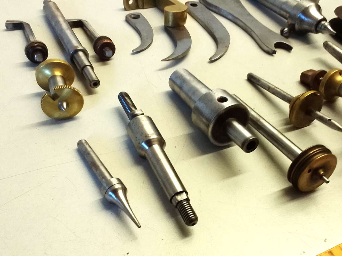 Watchmakers topping tool/gear cutter parts