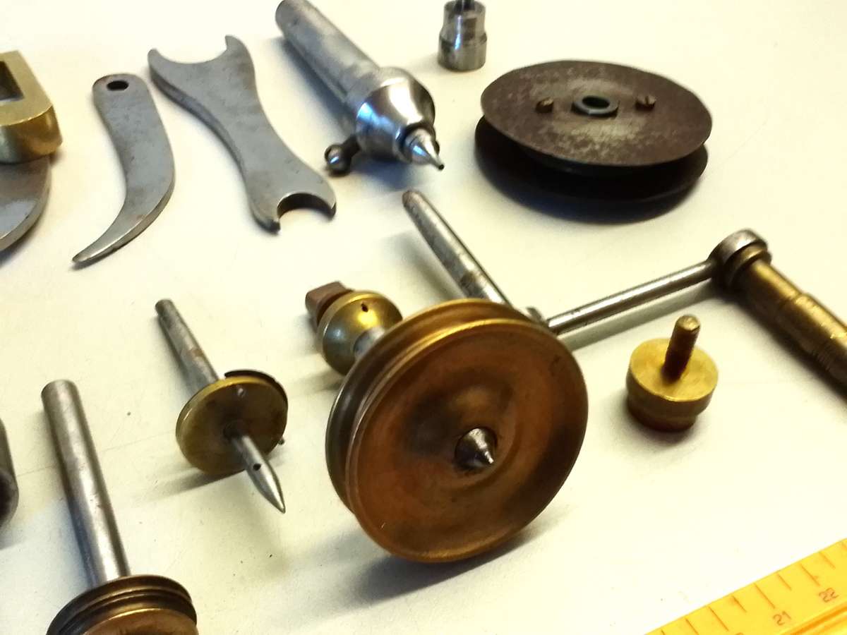 Watchmakers topping tool/gear cutter parts