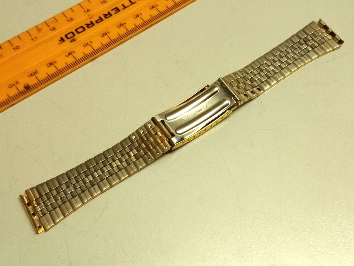 18mm gold color stainless steel bracelet