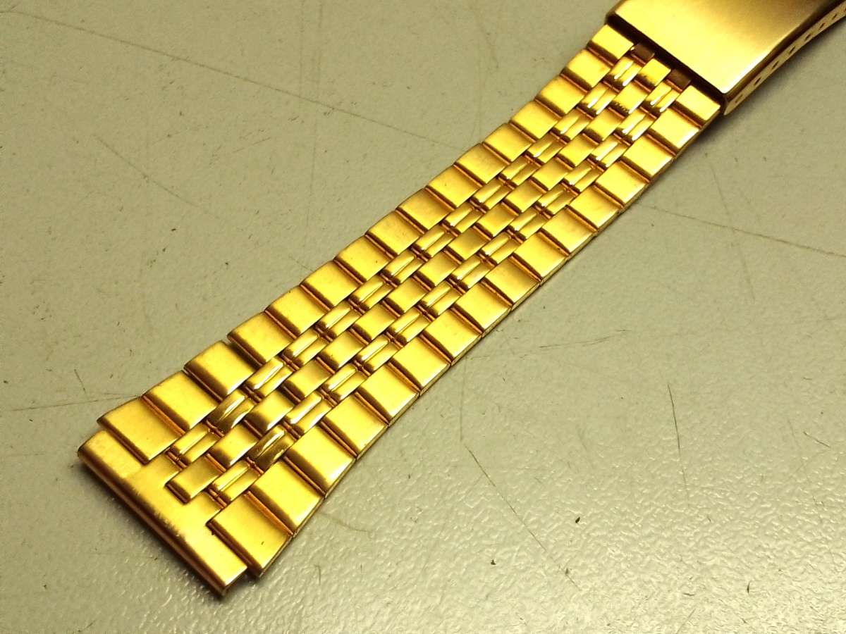 18mm gold color stainless steel bracelet