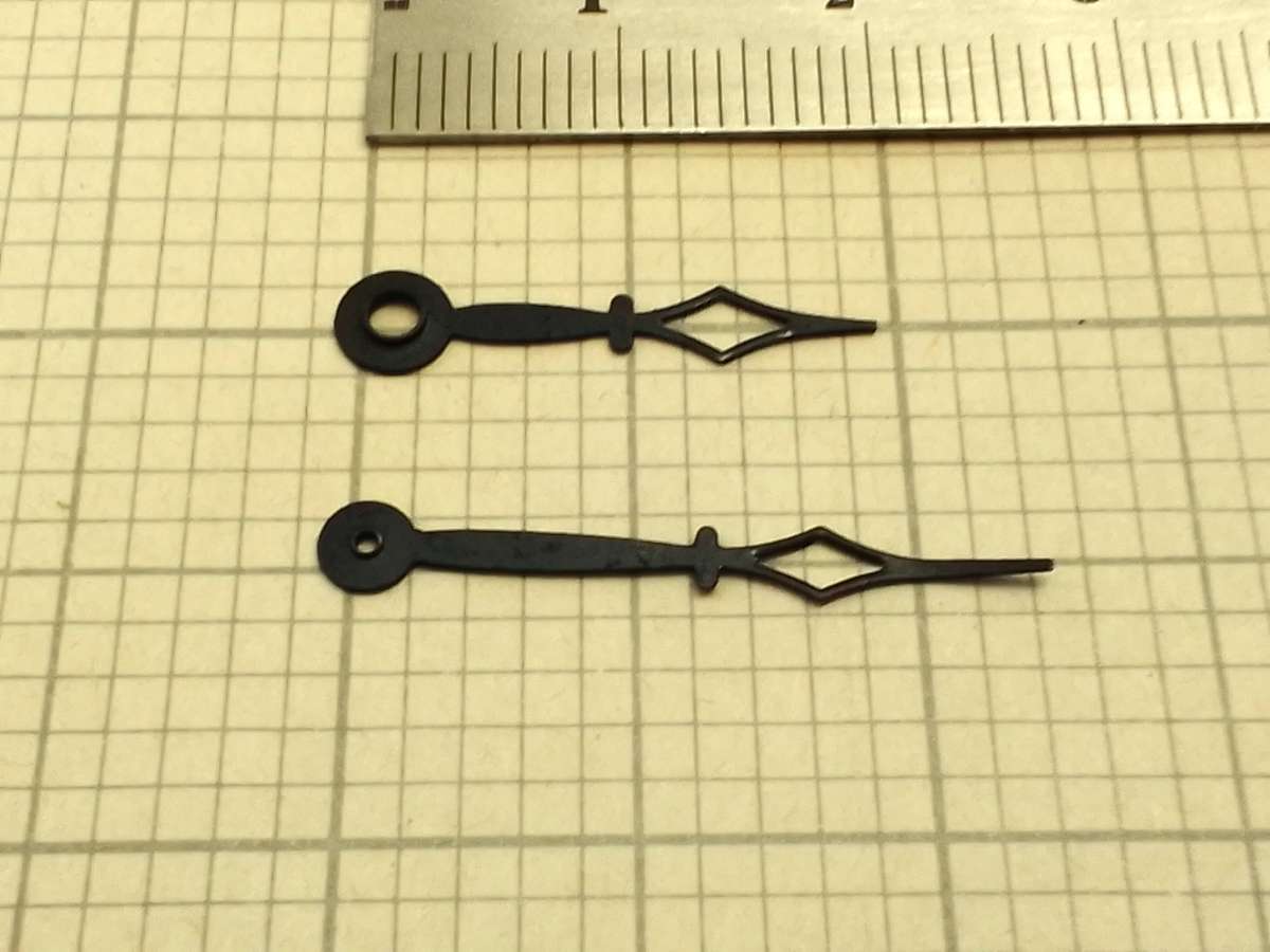 Small clock hands