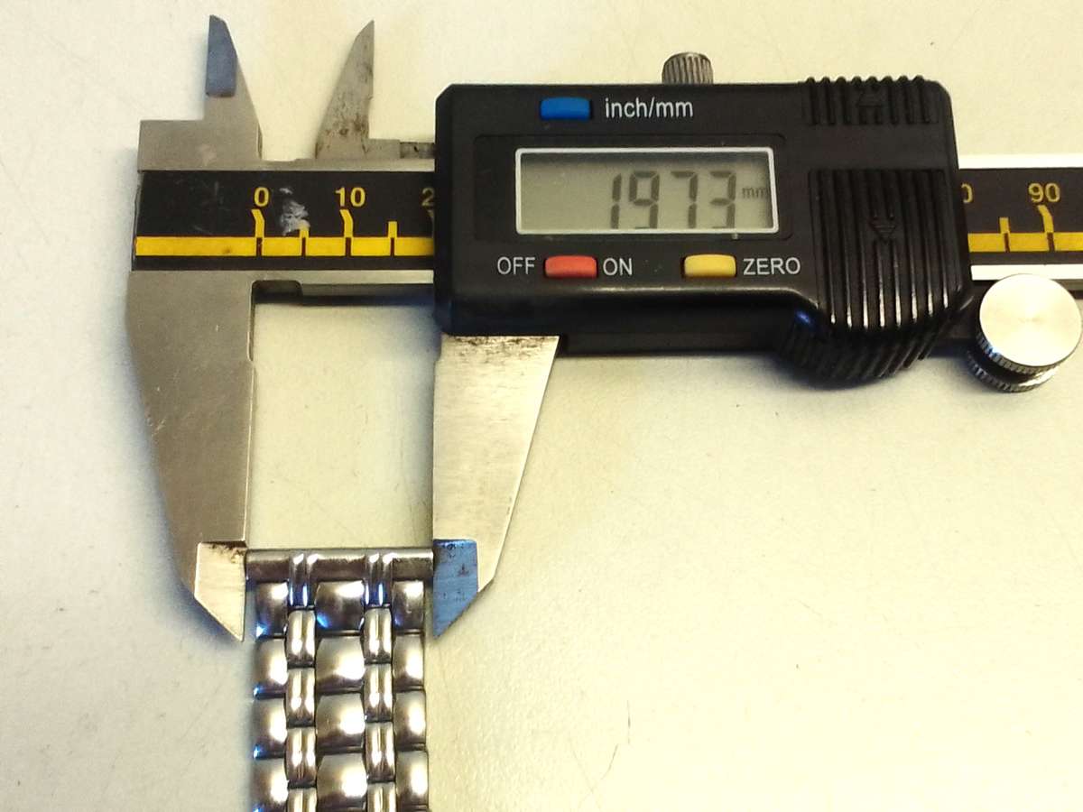 Used 20mm stainless steel bracelet