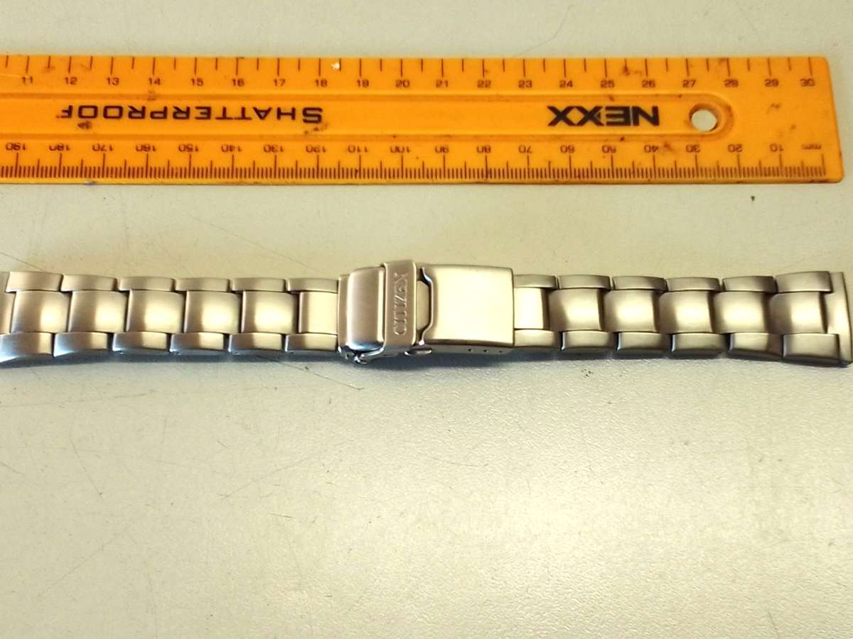 CITIZEN - used 22mm stainless steel bracelet