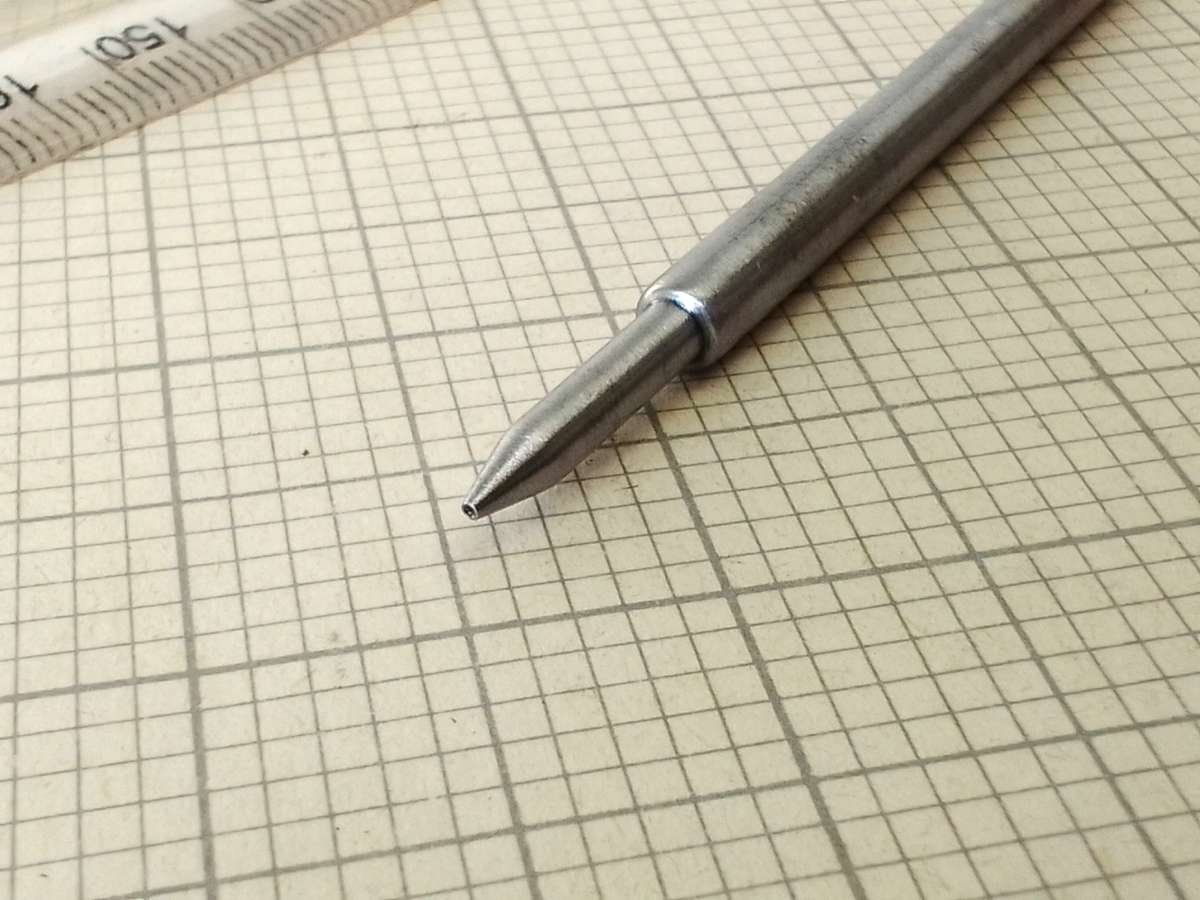 Tailstock shaft for watchmakers lathe