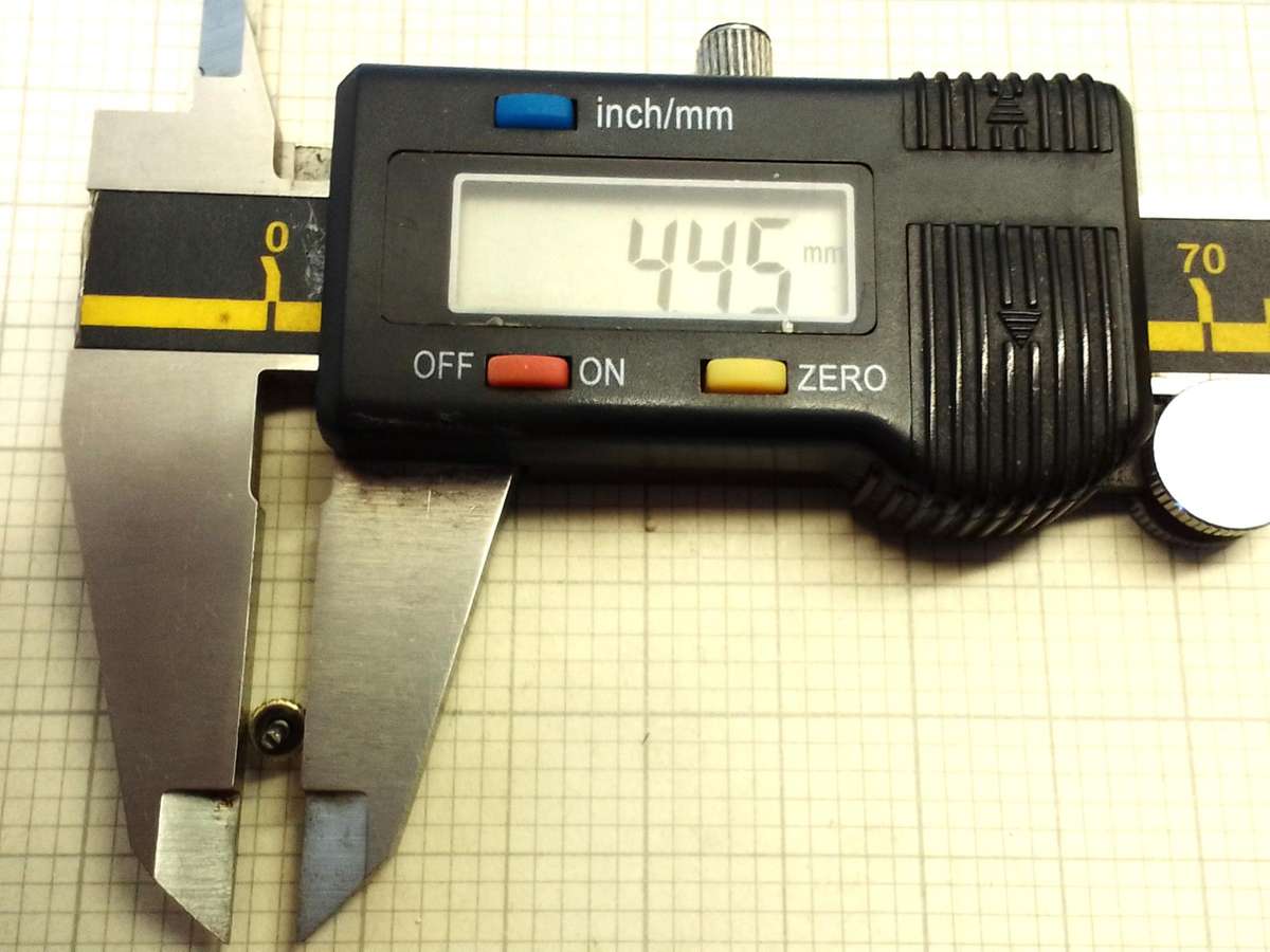 Omega gold crown - 4.5mm