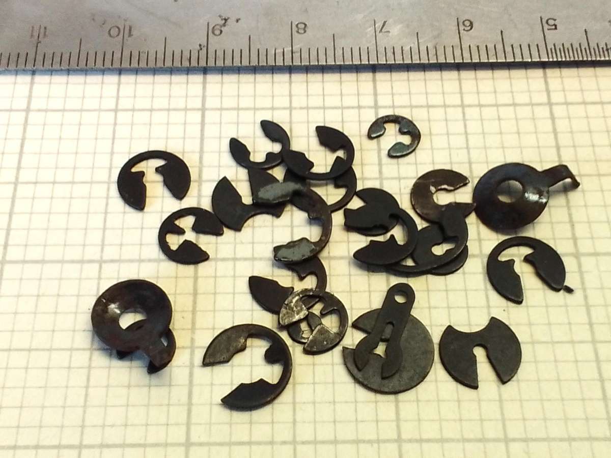 Circlips for clock repairs