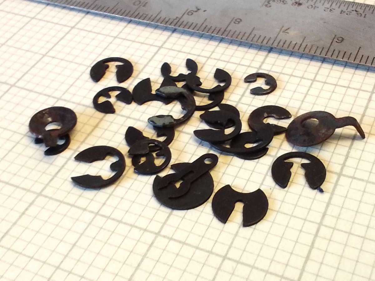 Circlips for clock repairs