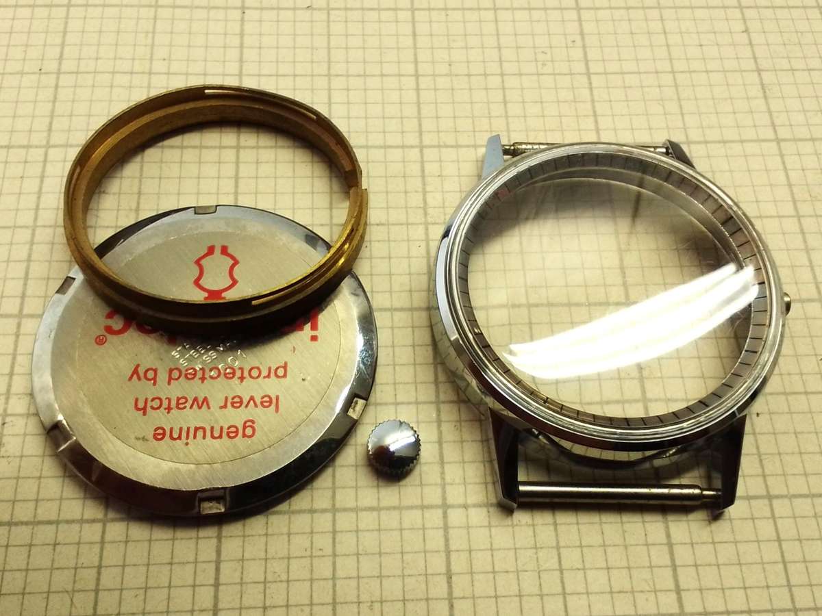 Vintage watch case - 33.5mm