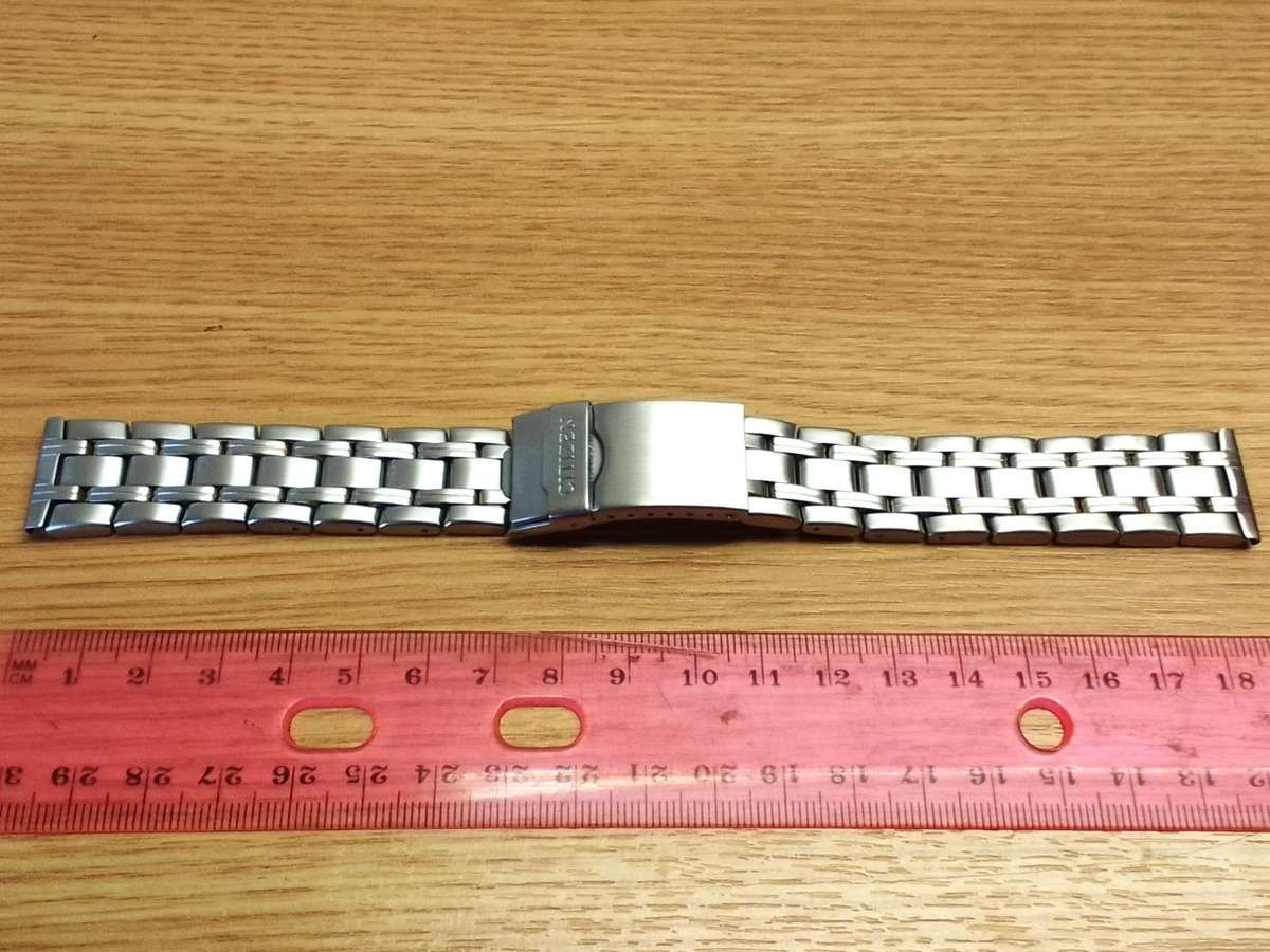 CITIZEN - used 20mm stainless steel bracelet