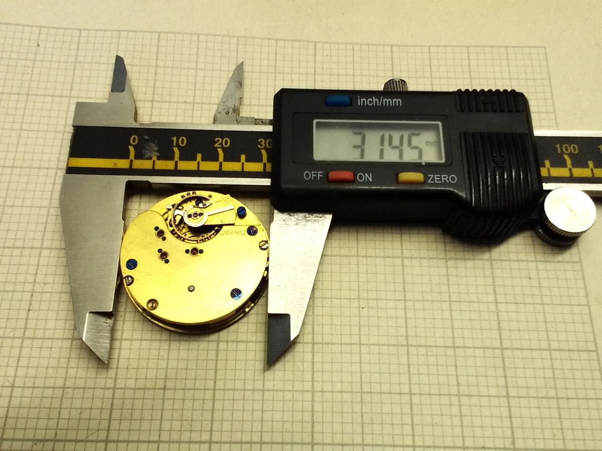 32mm pocket watch movement - parts/repair