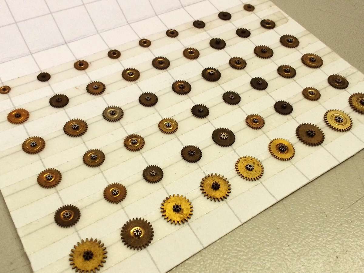 Watch minute wheels - 56 pieces