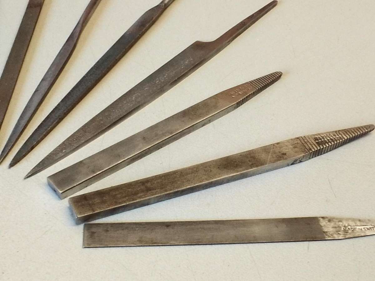 Watchmaker/jeweler/gunsmith files