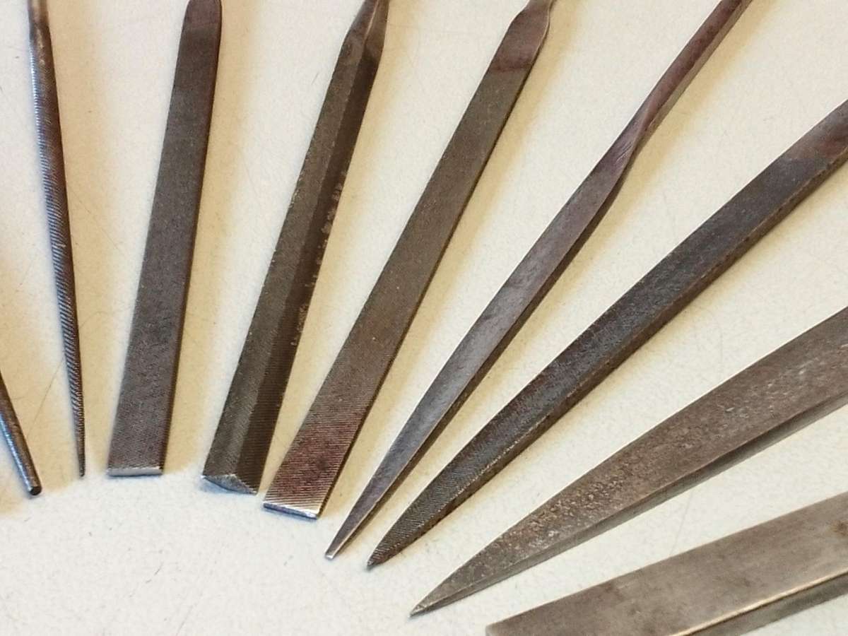 Watchmaker/jeweler/gunsmith files