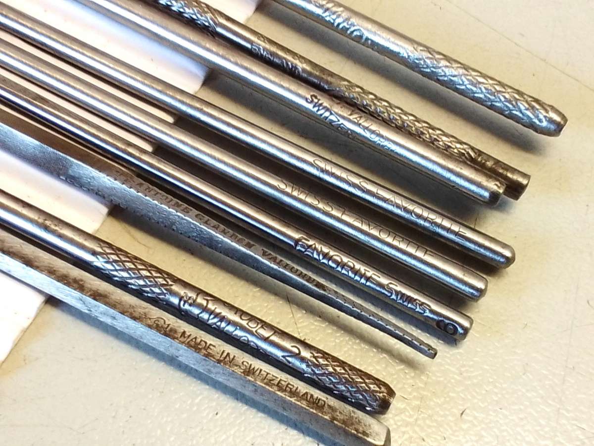 Watchmaker/jeweler/gunsmith files